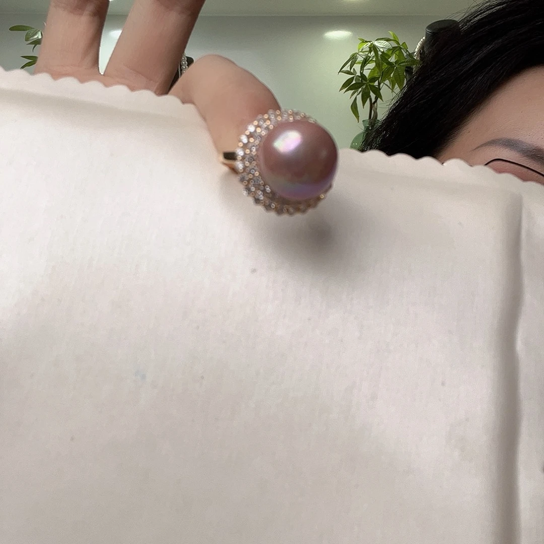 未镶嵌戒指淡水珍珠