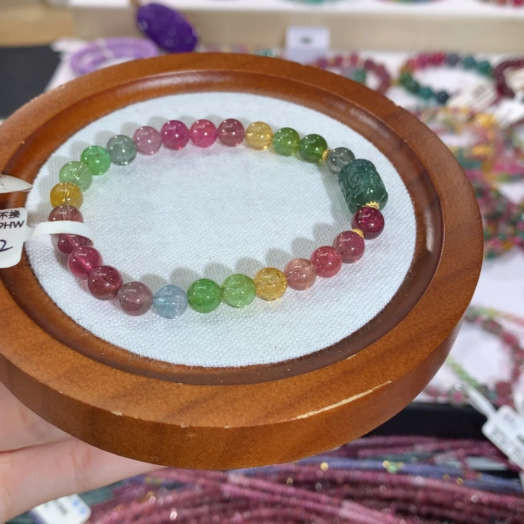 未镶嵌手串手链碧玺