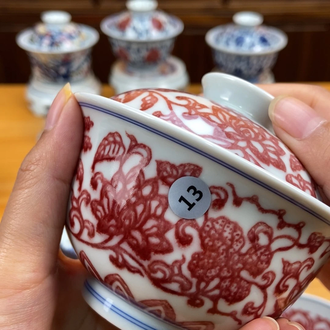 手绘现代茶具非古董