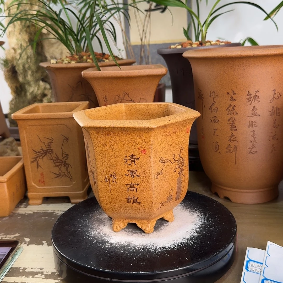 紫砂花盆紫砂花盆13-14