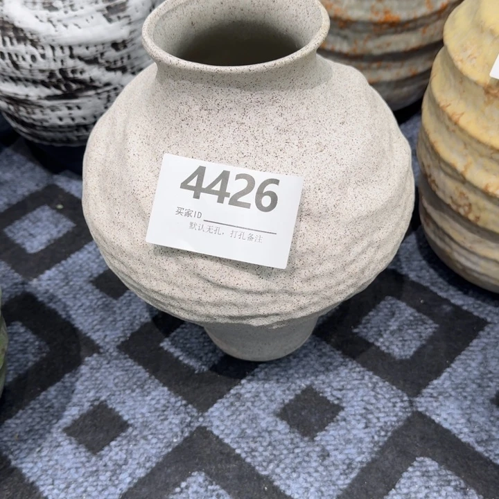 s***y瓷片景德镇高温花器编码4426高28口8默认无孔