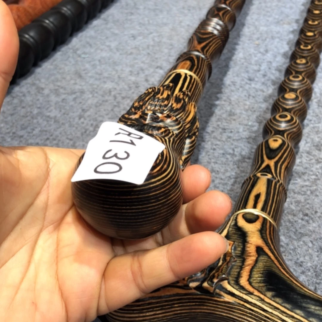 【闪购商品】木今****i斑马木寿星手杖130