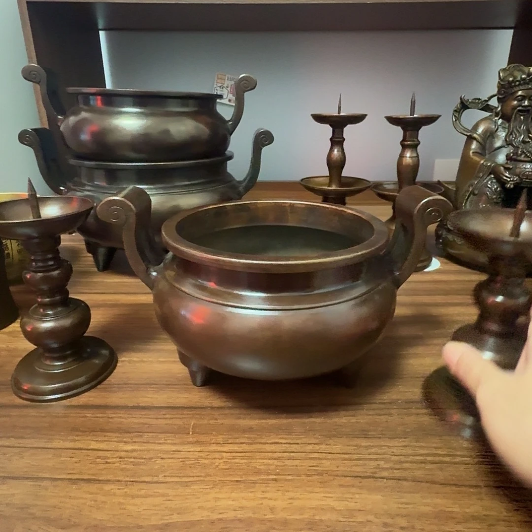 无***言      16炉子加圆烛台