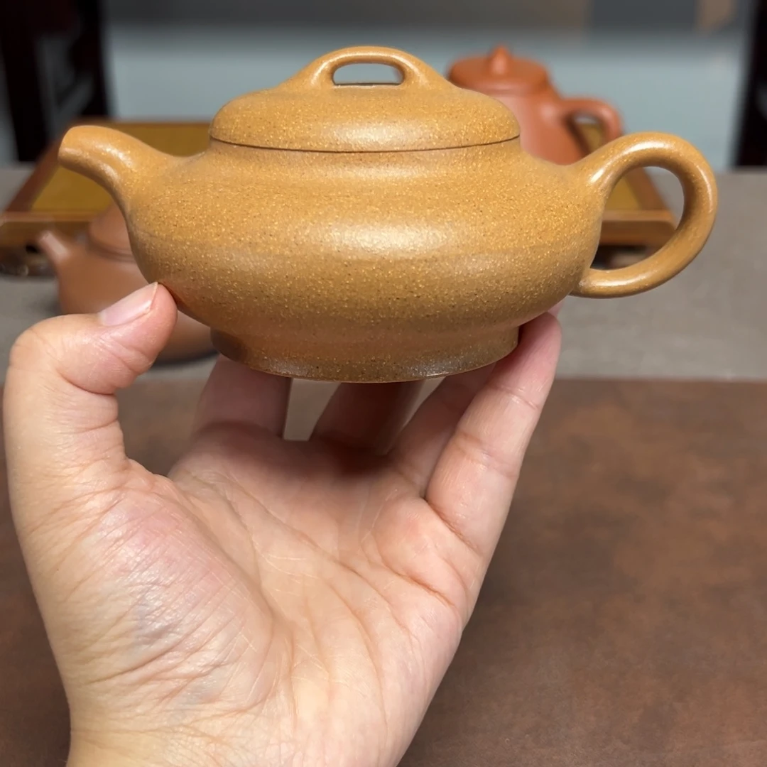 茶壶紫砂线圆黄金段200