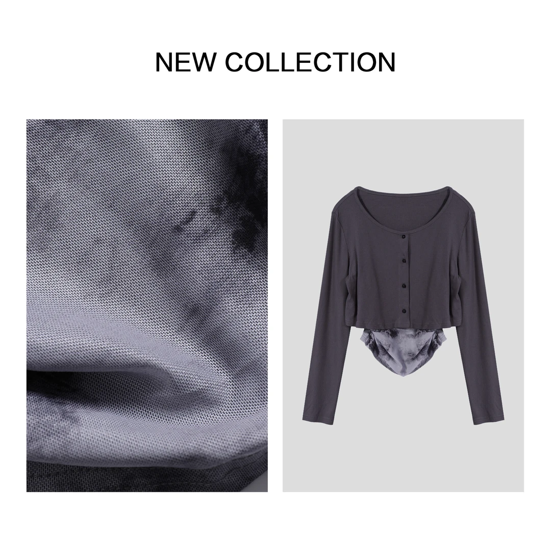 【小依专享】C3F28001 舒适条纹休闲开衫-8001