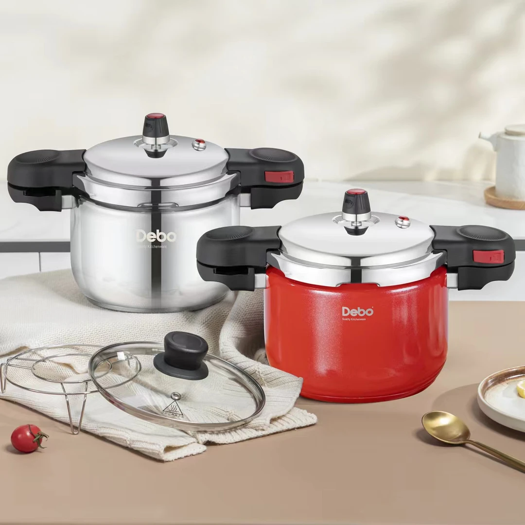 德铂高颜值专利款安全防爆不锈钢高压锅煲汤锅