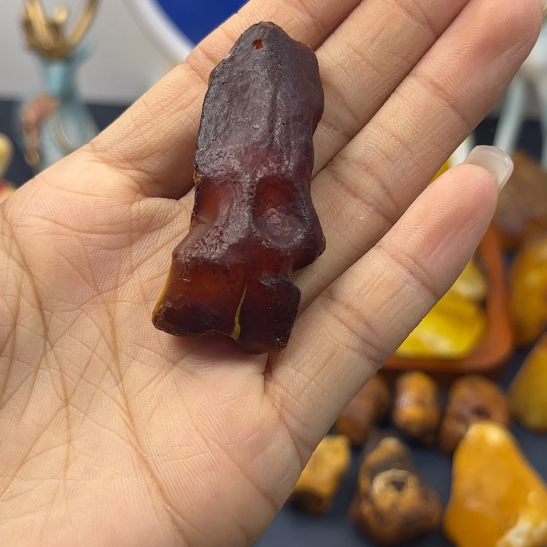 林***海定制琥珀未镶嵌蜜蜡定制