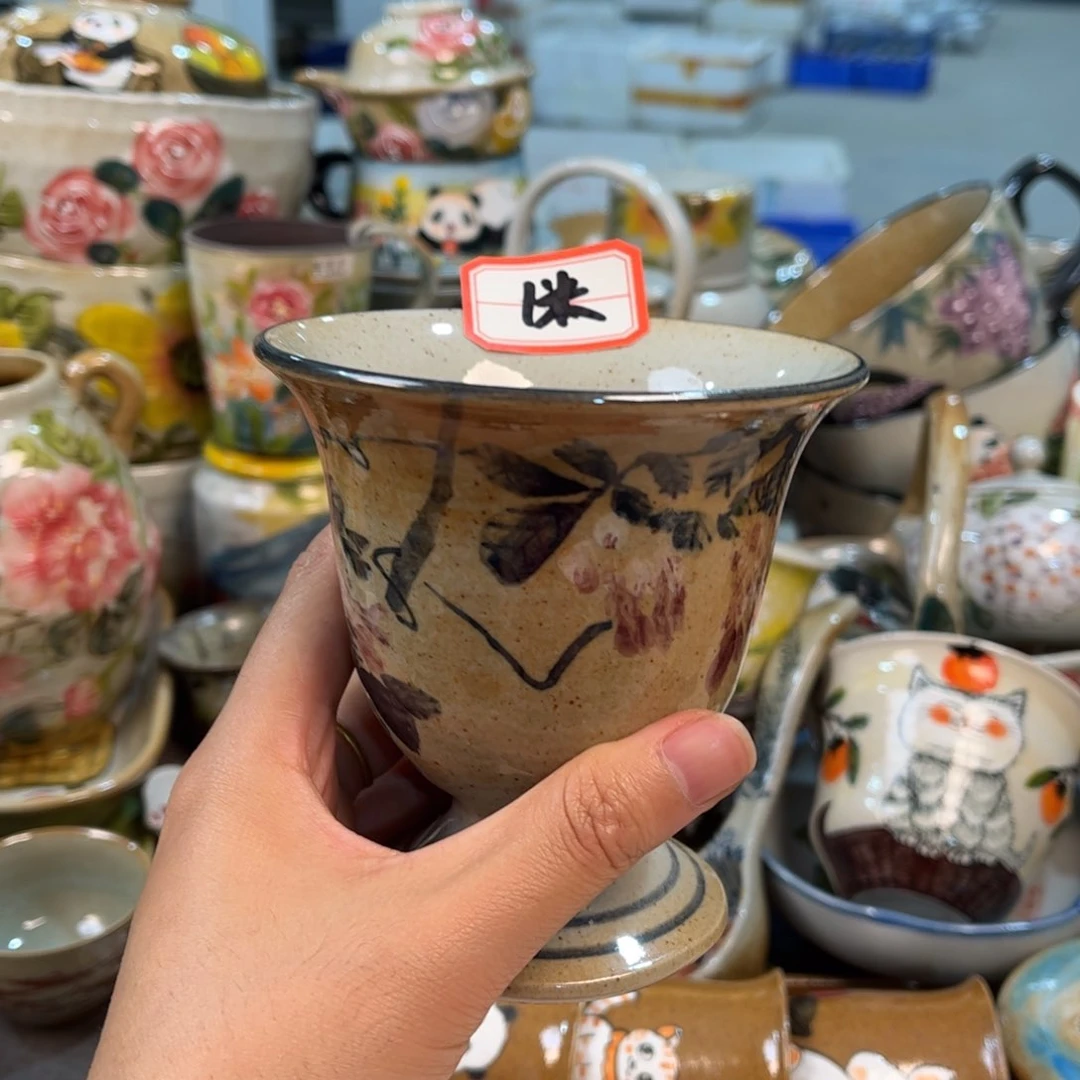 景德镇陶瓷手工杯微瑕