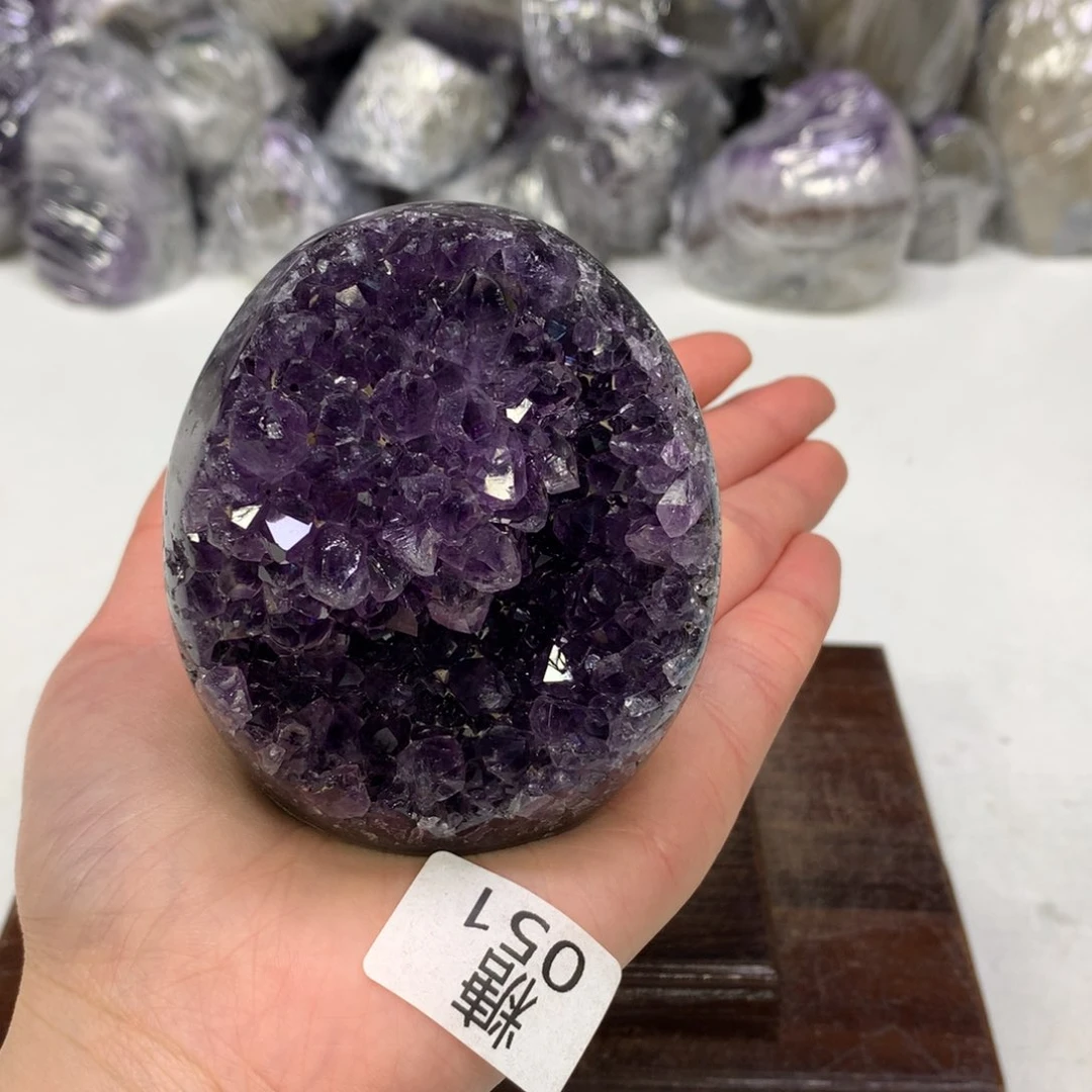 紫晶摆件未镶嵌水晶