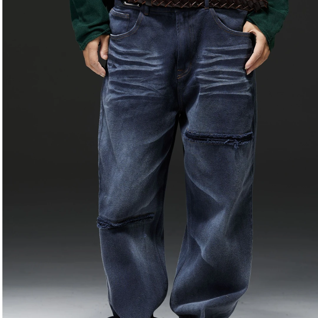 麻依者原创春款牛仔裤M-041