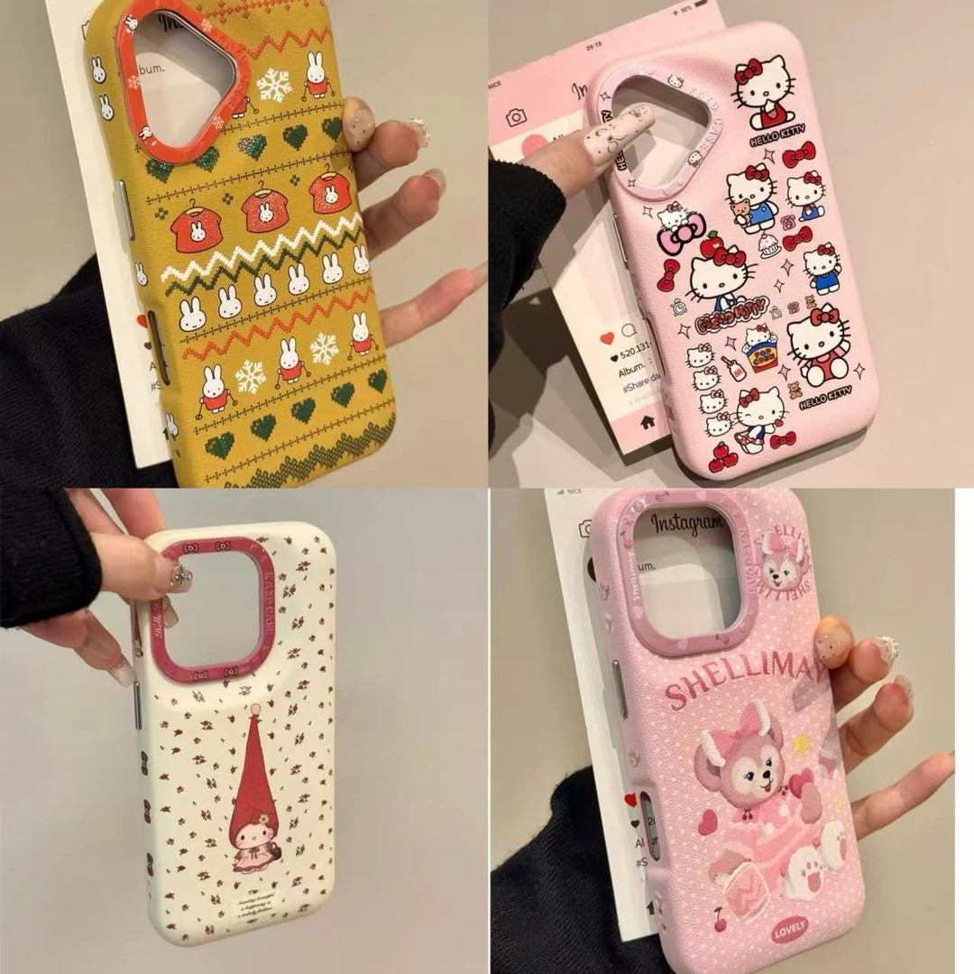 网红卡通新款适用iPhone16Pro手机壳苹果15保护套时尚个性小众