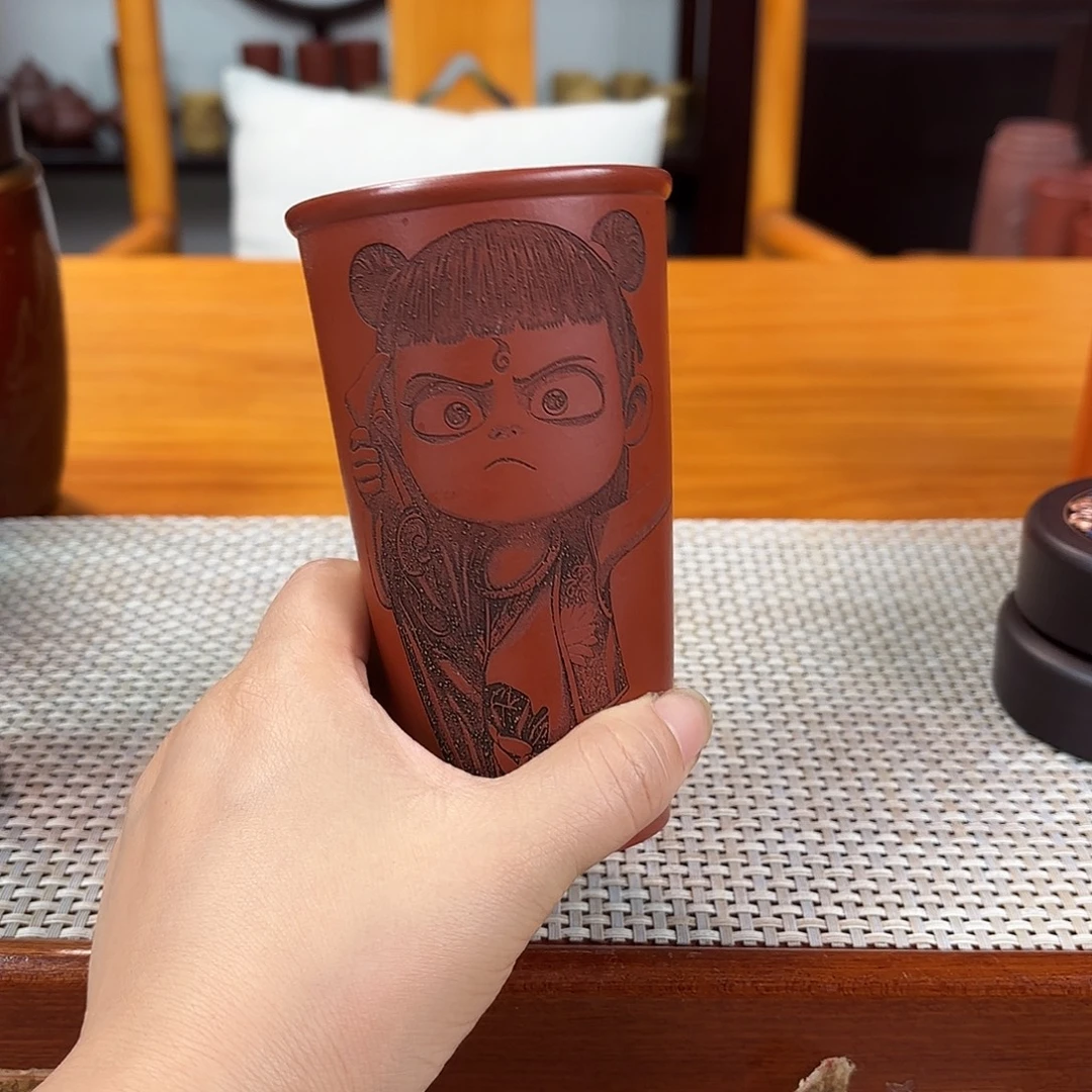 紫砂茶杯宜兴紫砂杯