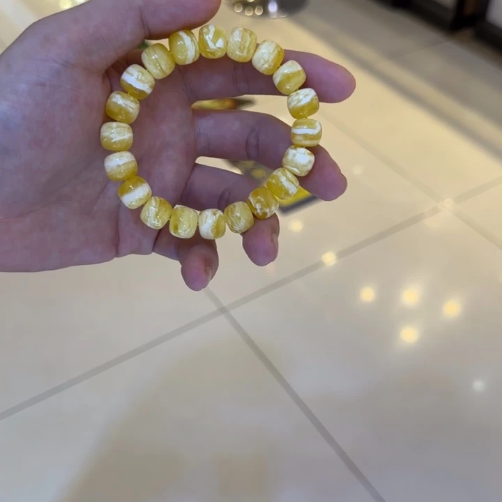 手链琥珀未镶嵌蜜蜡