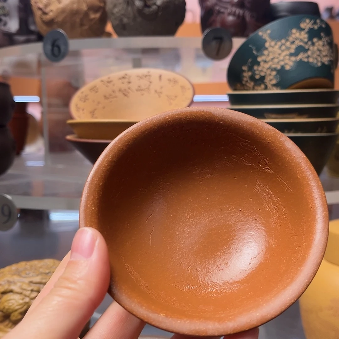 紫砂茶杯普洱杯 降坡泥 80毫升