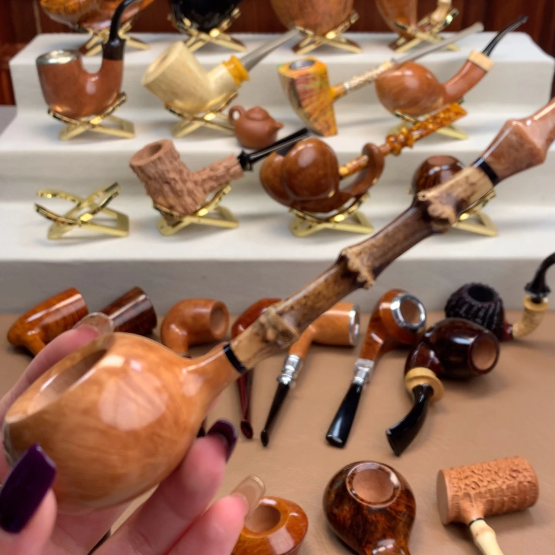 驰***娃高品质石楠木烟斗