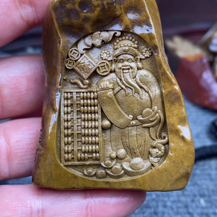 【闪购商品】原石雕刻手把件