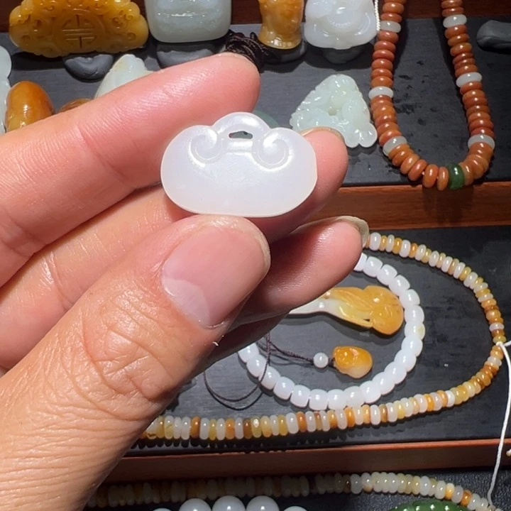 吊坠(不含链)未镶嵌和田玉