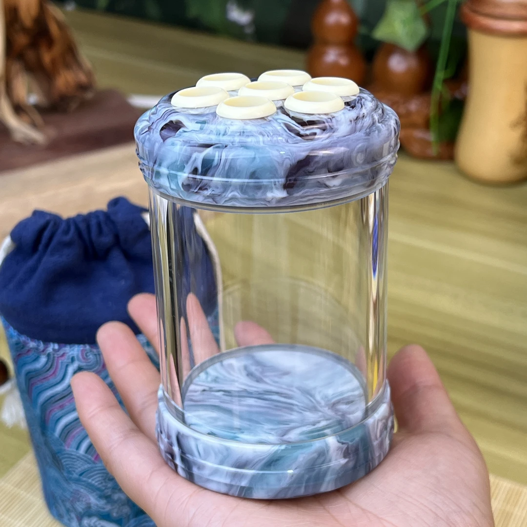 ［水墨丹青_搅色］65鸣韵国风蝈蝈罐高级