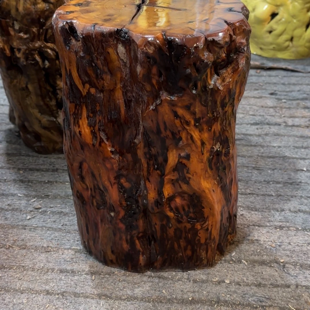 咖****龙纹鸡心枣木手工艺品