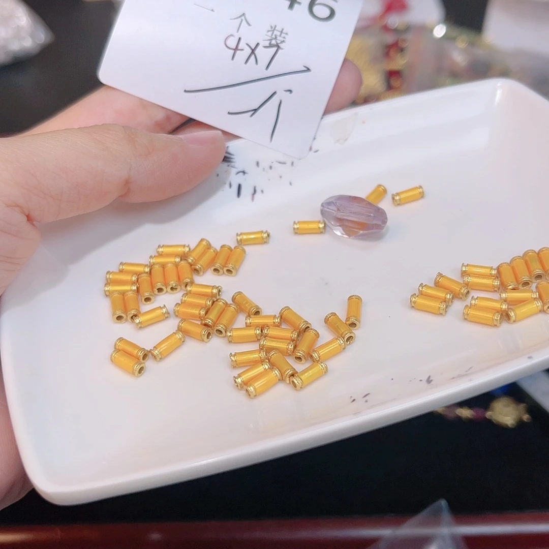 紫晶珠宝半成品银S925镀金镶嵌246