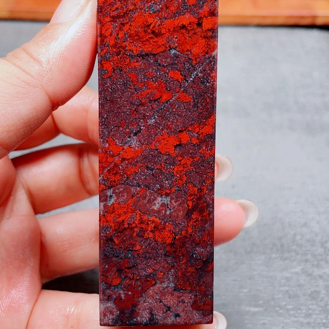 【闪购商品】玉荣****佛桂林鸡血玉印章素章18