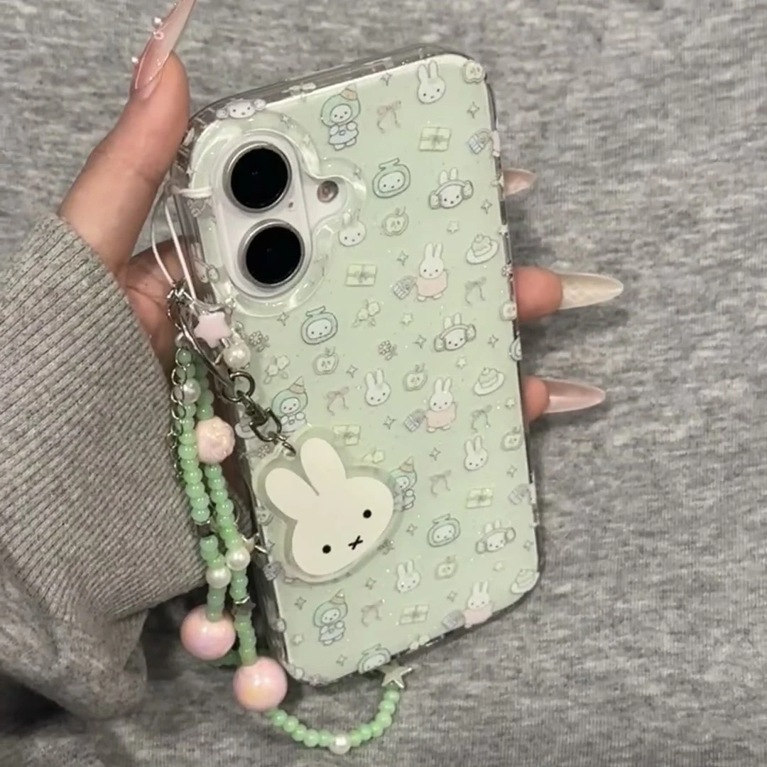 薄荷米菲兔适用苹果华为vivo小米oppo手机壳女款iphone15/16/14