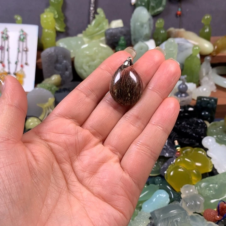发晶颈饰未镶嵌奶*儿