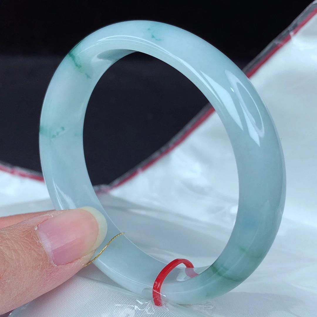 翡翠手镯未镶嵌55圈3307贵妃