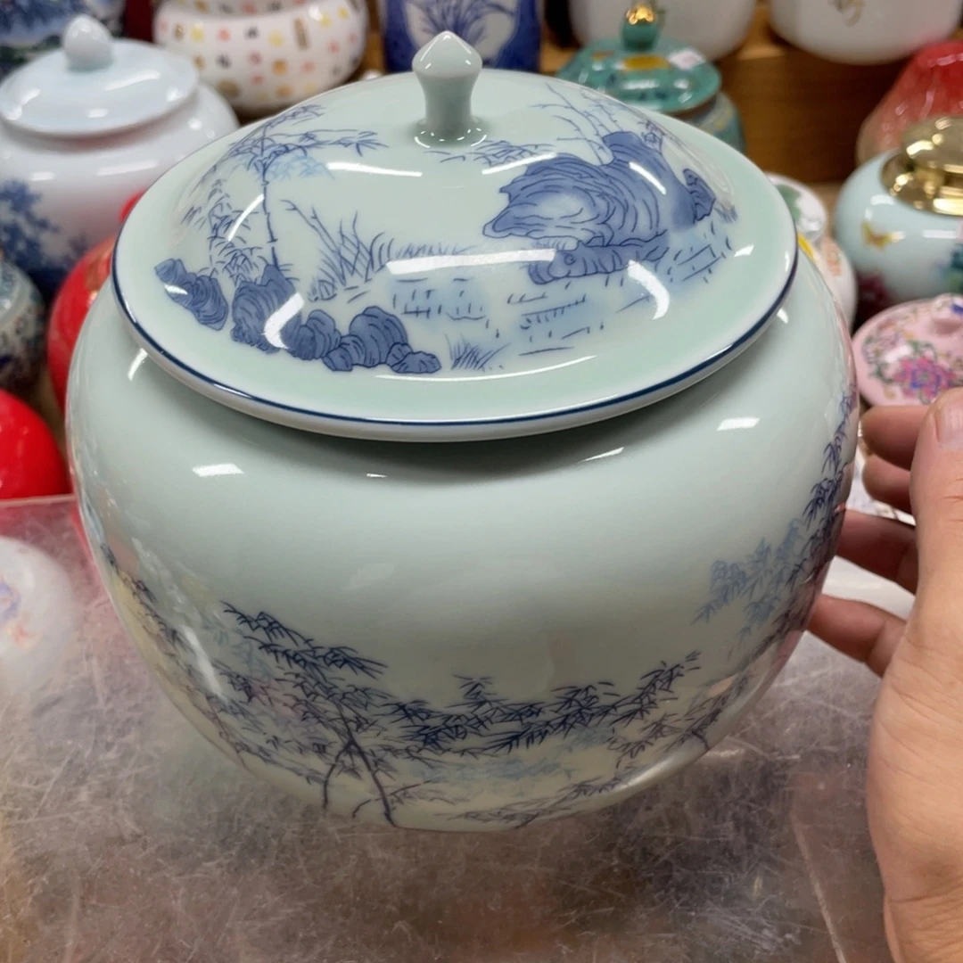 瓷片茶叶罐123456789123456