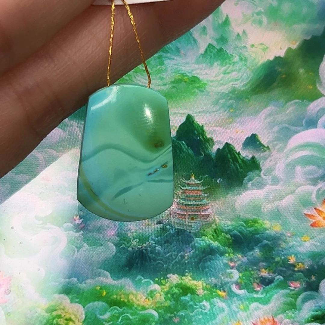 绿松石珠宝奇石未镶嵌