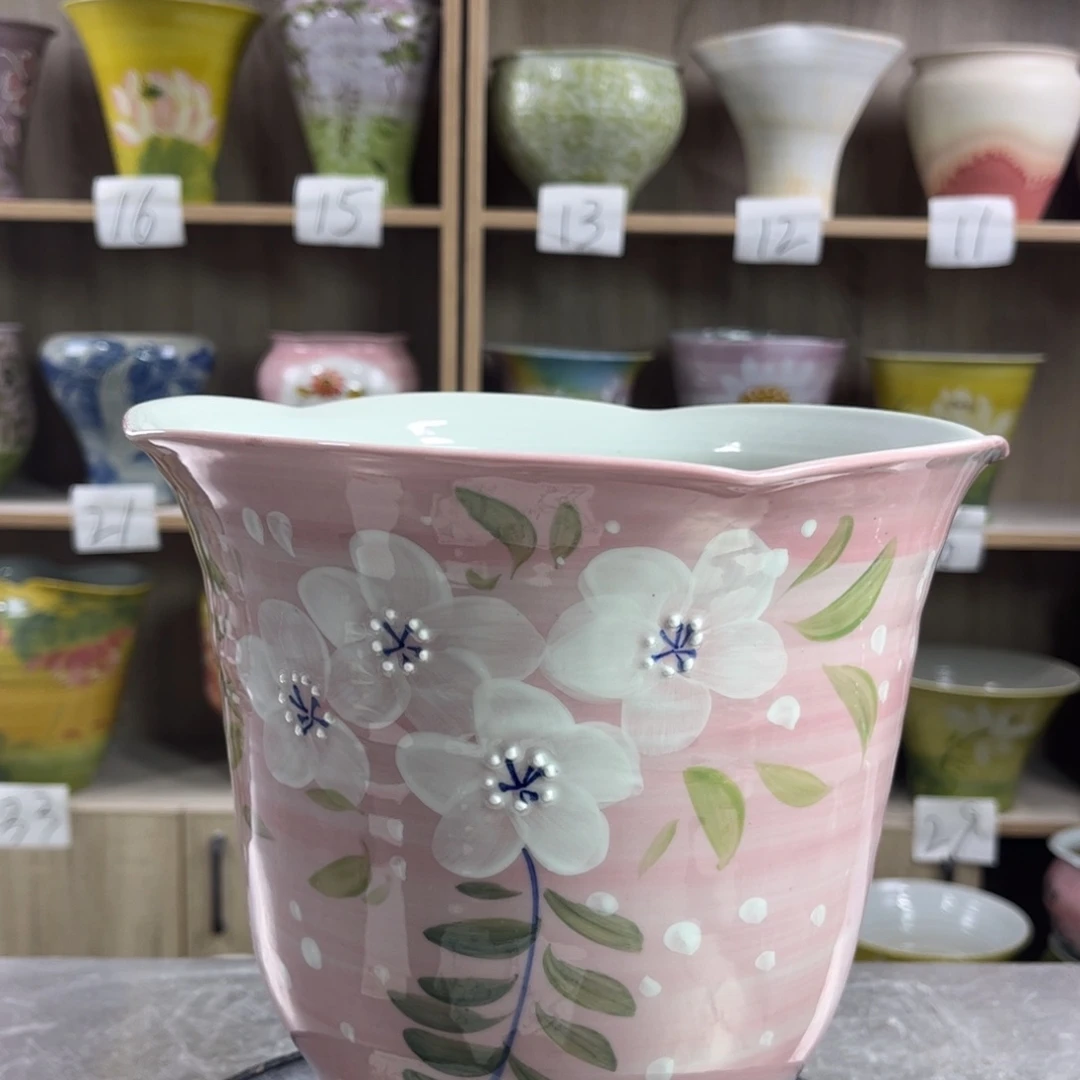 景德镇陶瓷花盆花盆