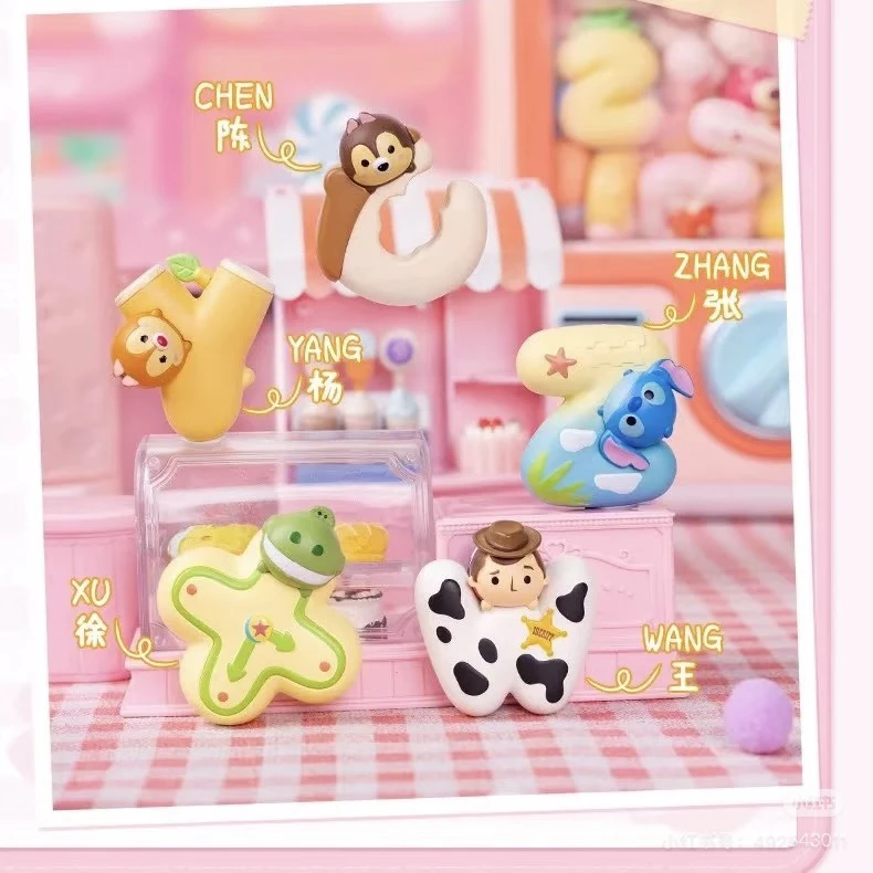 【拆盒】TSUM TSUM迪士尼字母可爱卡通磁吸冰箱贴系列盲袋