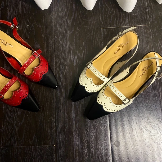 夏季小跟方头拖鞋透气镂空包头凉拖鞋