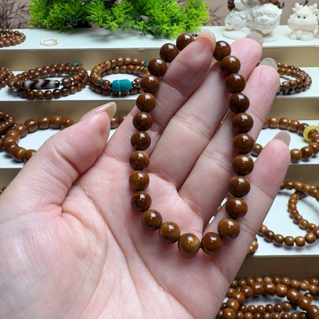 蕾***吖库克吊坠菩提圆珠精挑8mm