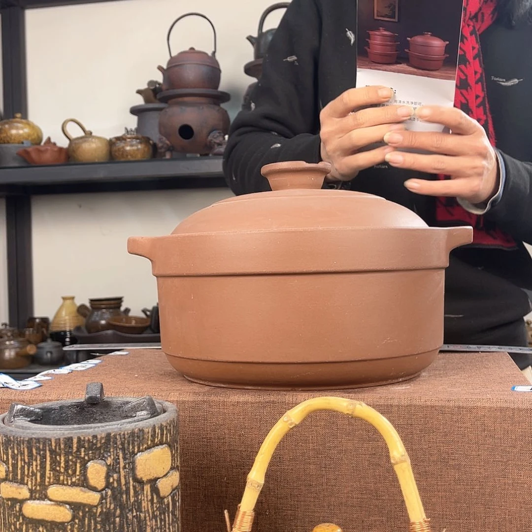 紫泥茶壶紫砂粗陶茶器