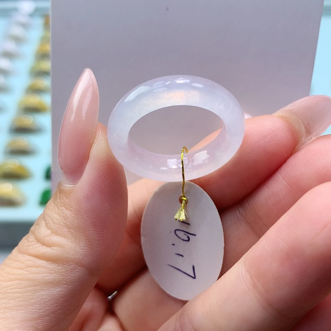 未镶嵌戒指翡翠1617圈