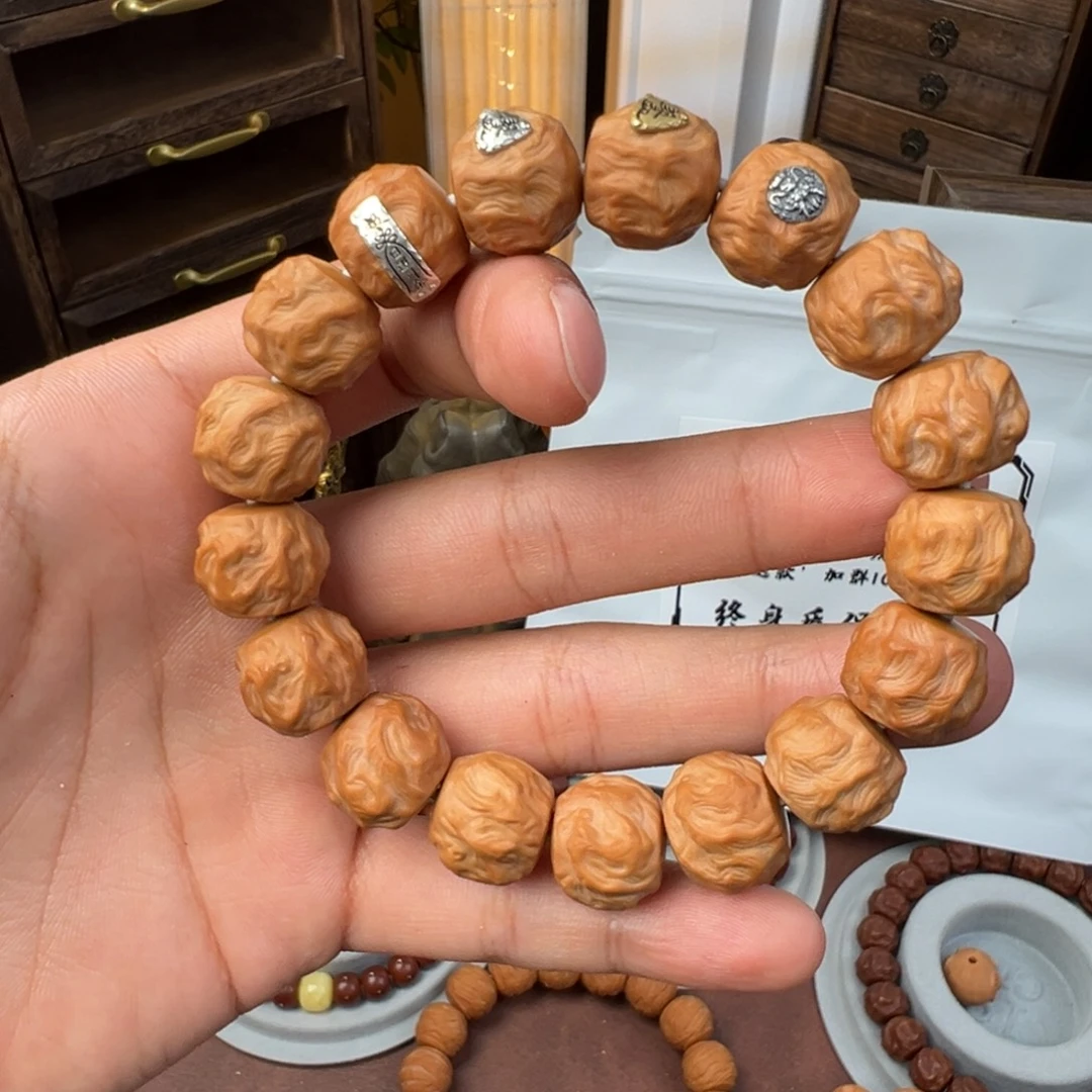 金***风手串/手链核桃十四，四标龙蛇