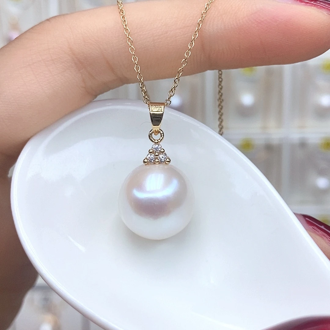 颈饰合金淡水珍珠