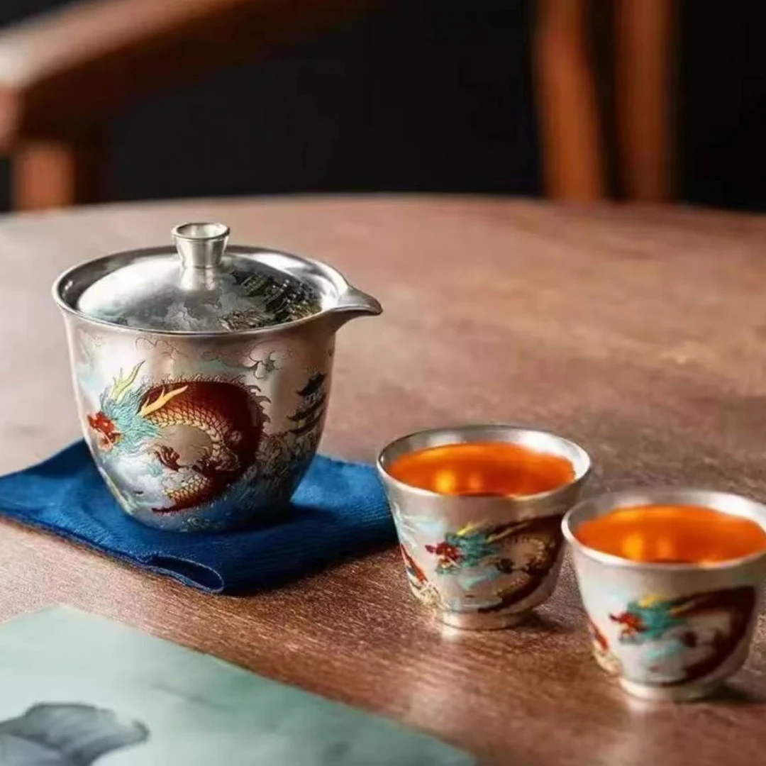 龙腾盛世手抓壶旅行茶具-5505