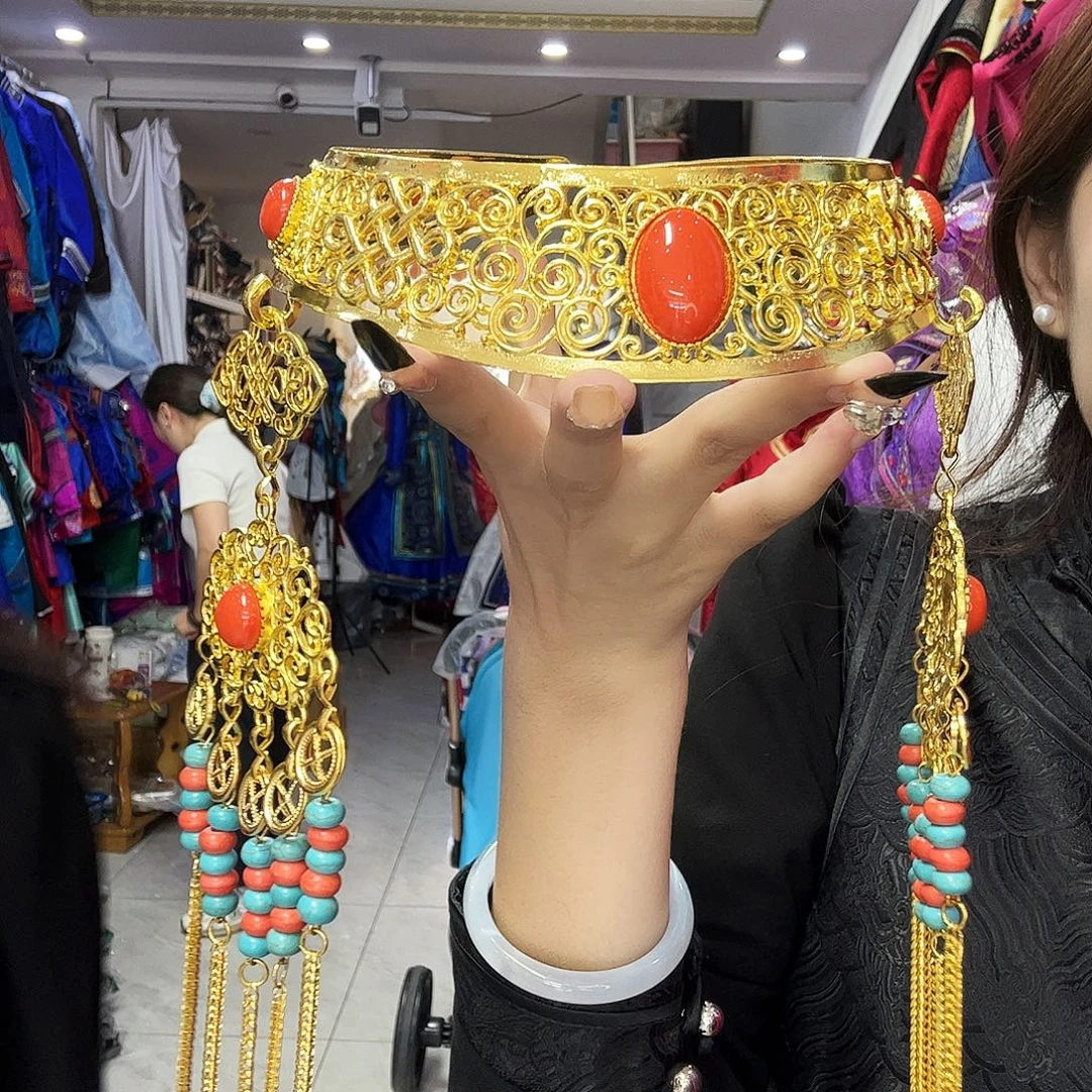 闪电购金色头饰重工