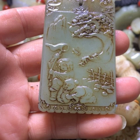 未镶嵌和田玉挂件