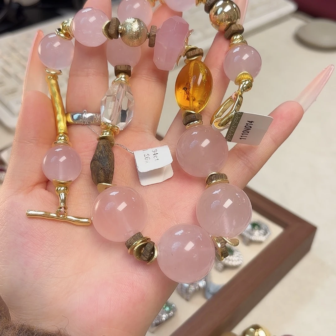 琉璃纯铜合金项链