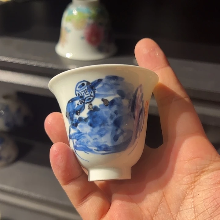 摆件景德镇手工手绘陶瓷