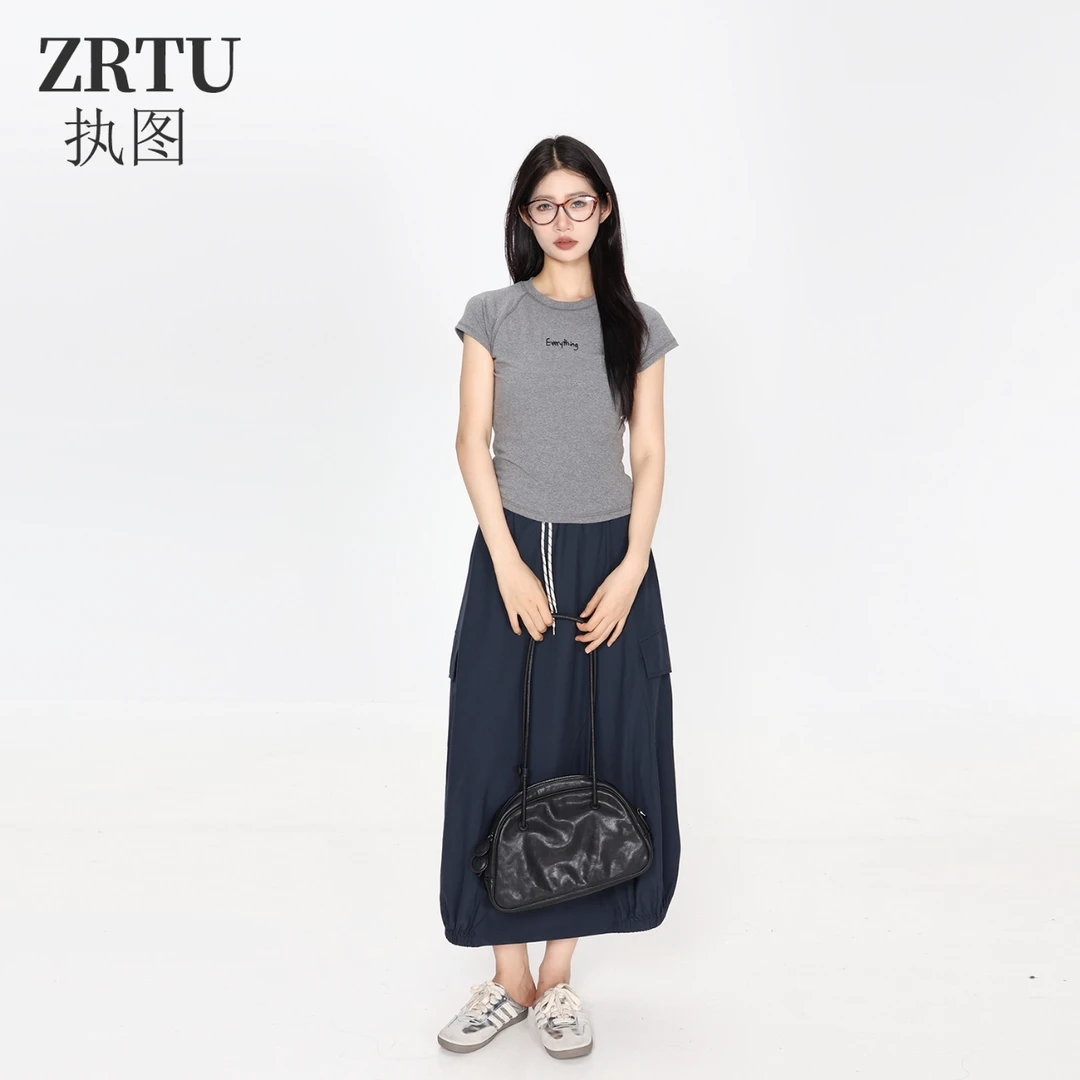 ZRTU/执图短袖T恤+半身裙套装ZR5309+ZR5299