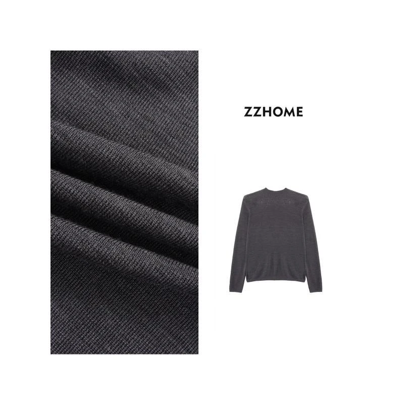 ZOZO HOME ｜织物之美满天星闪钻半高领毛衣q172264p