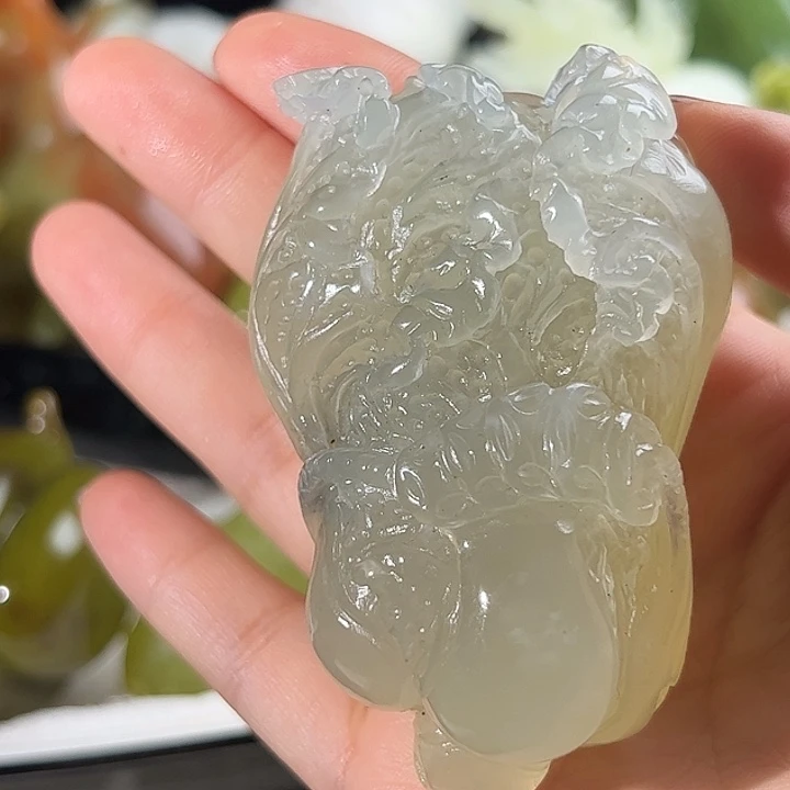 阳***岸蛇纹石玉未镶嵌珠宝奇石