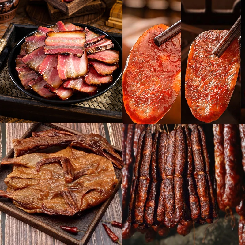 【粉丝专享】传统烟熏腊味大礼包 咸香麻辣一次尝鲜