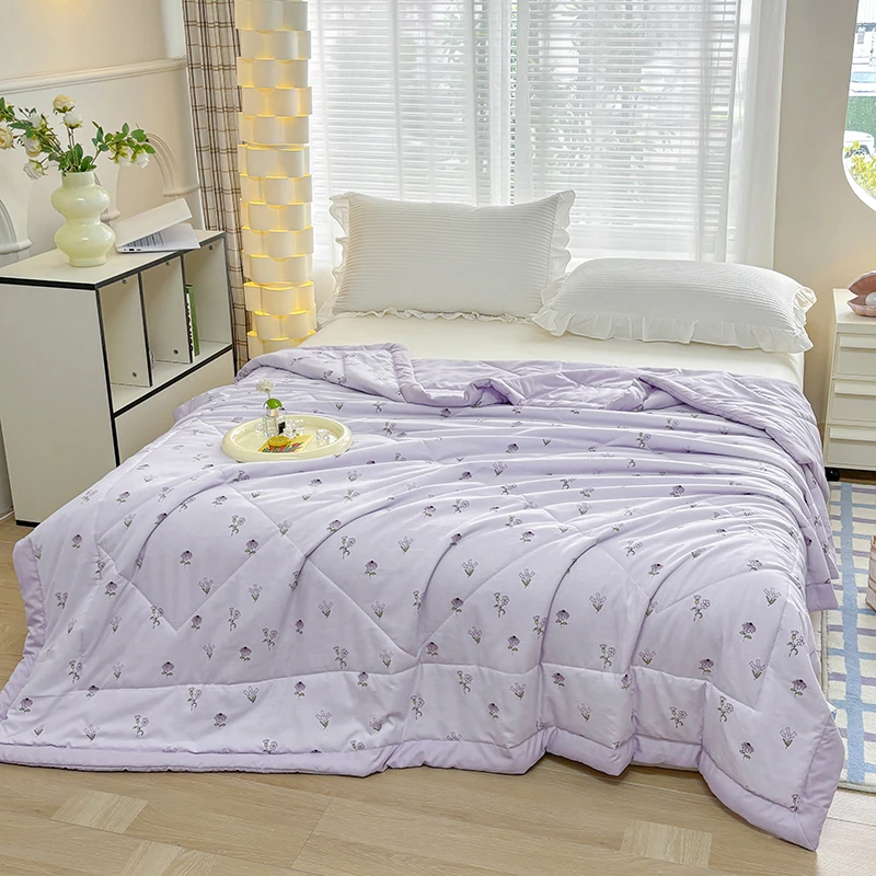 夏季亲肤柔软a类夏凉被空调被印花凉感