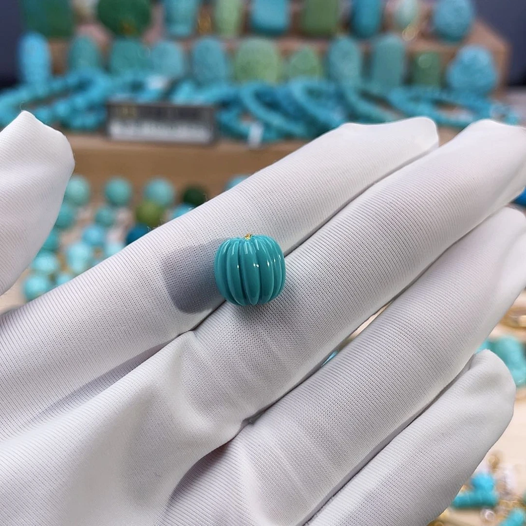 绿松石珠宝奇石未镶嵌