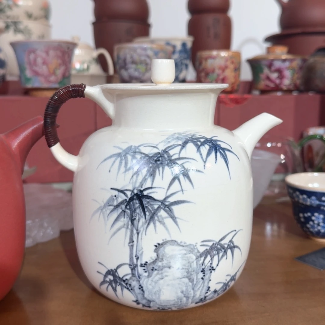 梵山堂仿宋竹石煮水煮茶壶